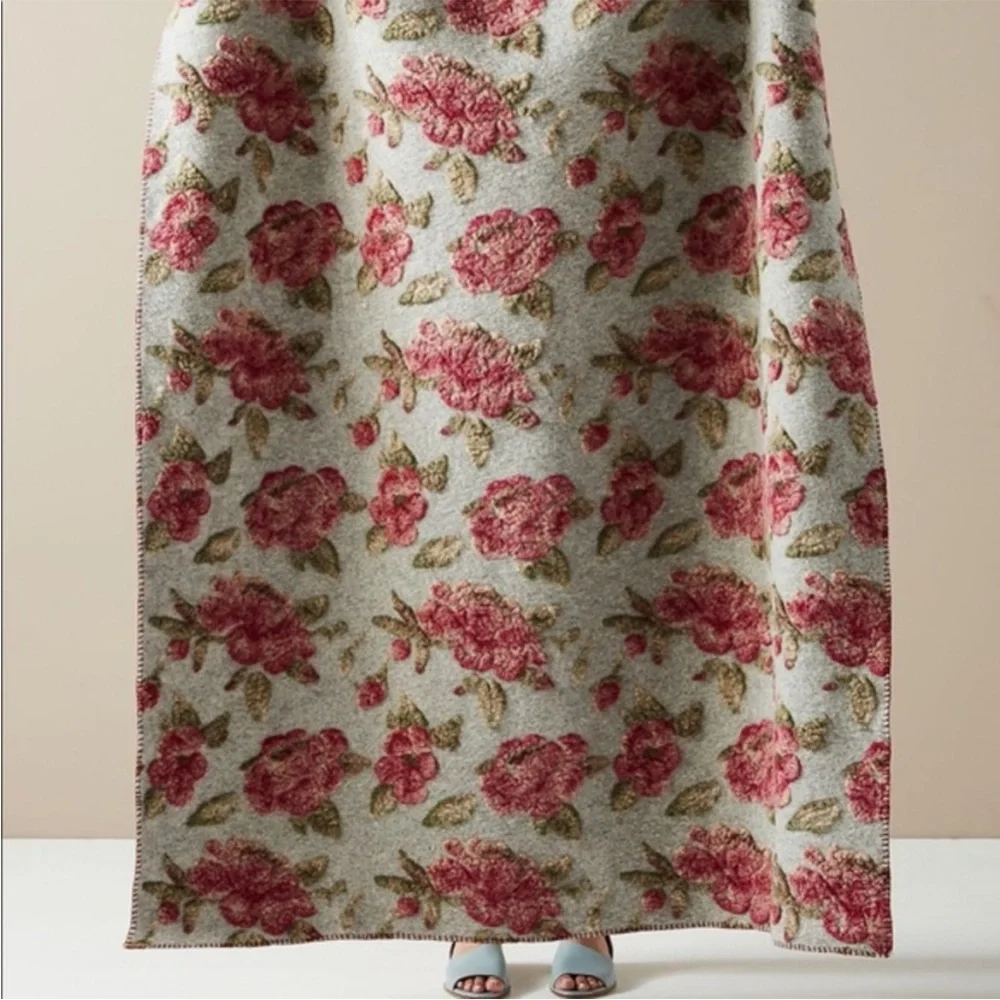 Anthropologie- Frati Textiles- Buongiorno Throw Blanket